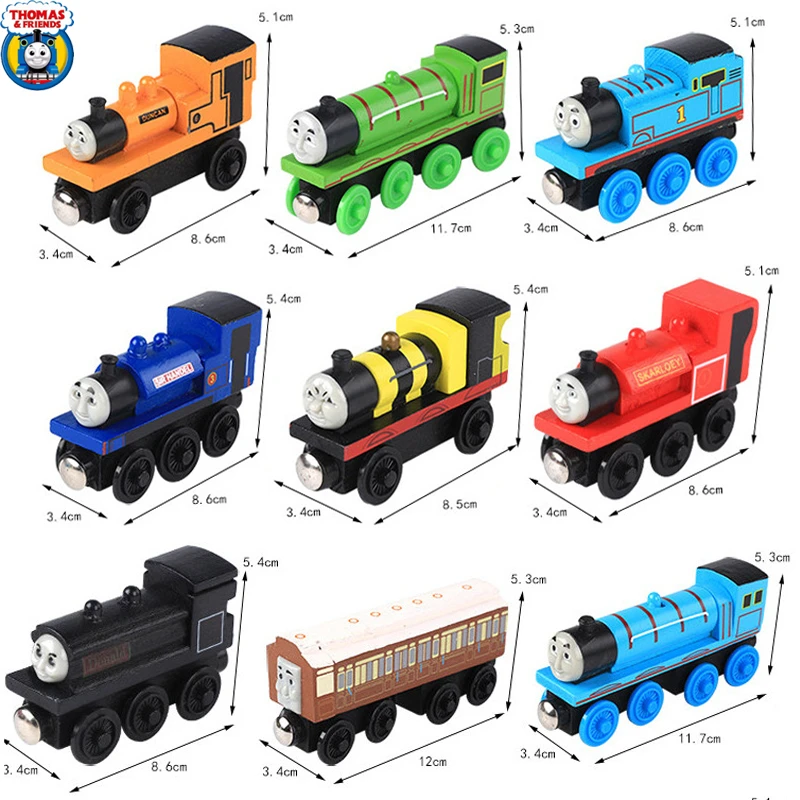 Thomas And Friends Treno In Legno Giocattolo Educativo Treni Collegabili Magnetici Originali Edward Oliver Oldslowcoach Donald Kids Gift