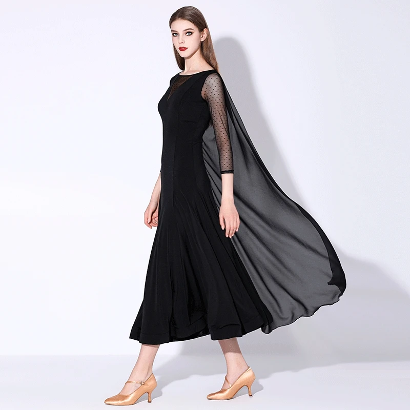 2023 New Sexy Modern Dance Dress National Standard Women Ballroom Dance Dresses Waltz Performance Costumes My878