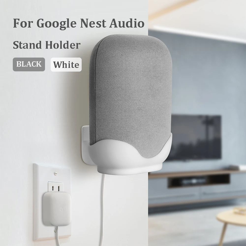 Presa Supporto Per Montaggio A Parete Staffa Per Cavo Per Google Nest Audio Assistant Plug In Cucina Camera Da Letto Bagno Google Nest Audio Stand
