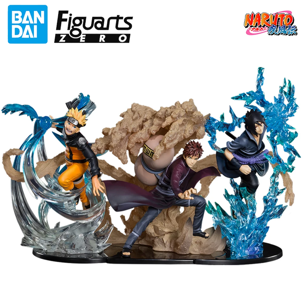 In Magazzino Originale Bandai Figuarts Zero Naruto Uzumaki Naruto Sasuke Uchiha Gaara Figura Anime Modello Da Collezione Bambole Giocattoli Regalo