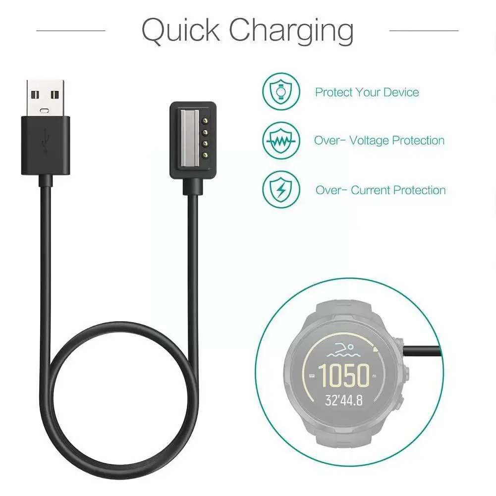 Caricabatterie Per Suunto Spartan Sport Da Polso Ultra Per Suunto Usb D5 Ricarica Baro Cradle Watch To Dock Applicare 9 Cavi
