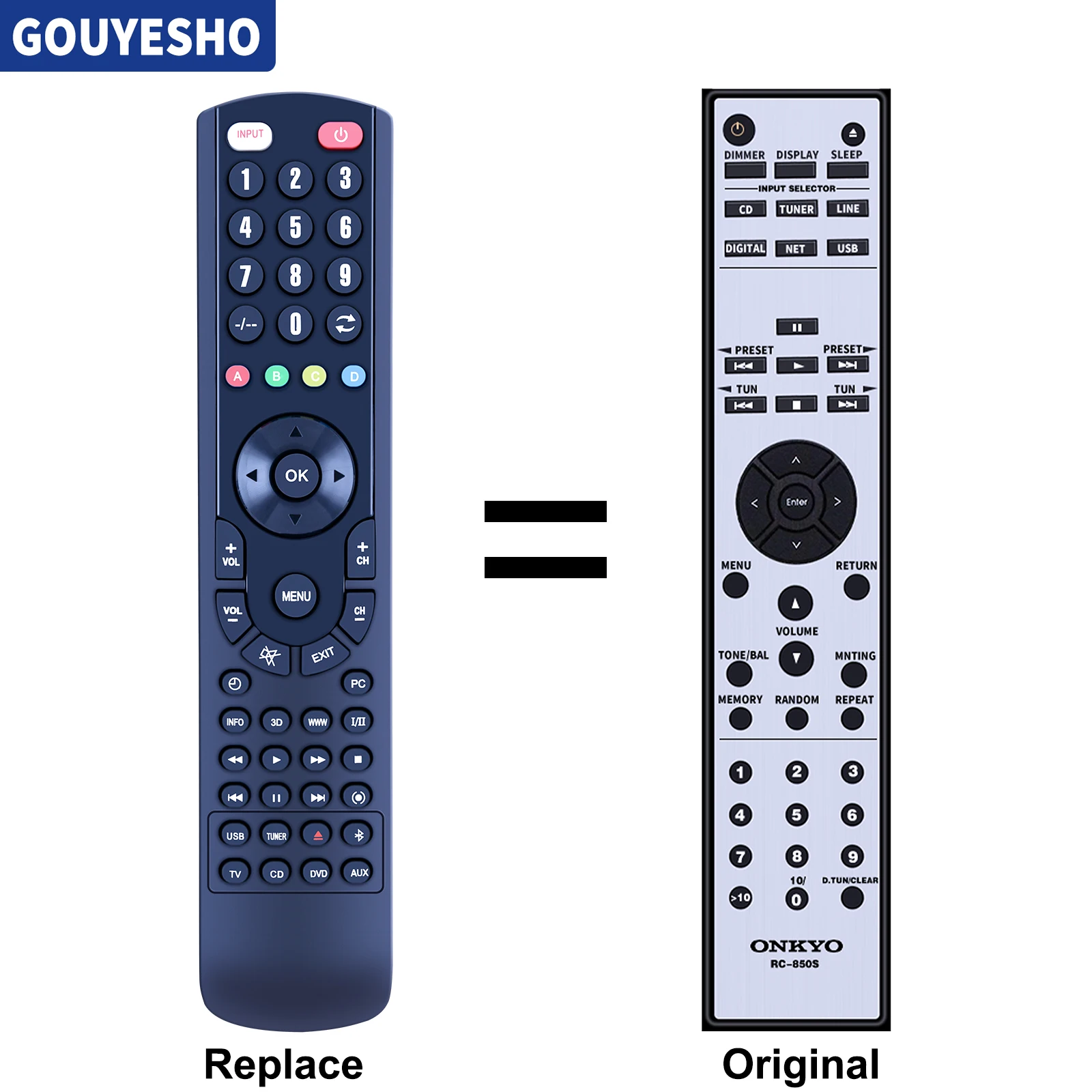 Nuovo Telecomando Per Onkyo 24140850 Rc-850S Cr-N755 Cr-N755-B Cs-N765 Cr-N775-B Cr-N755-S Cs-N755 Cr-N765 Ricevitore Cd Di Rete