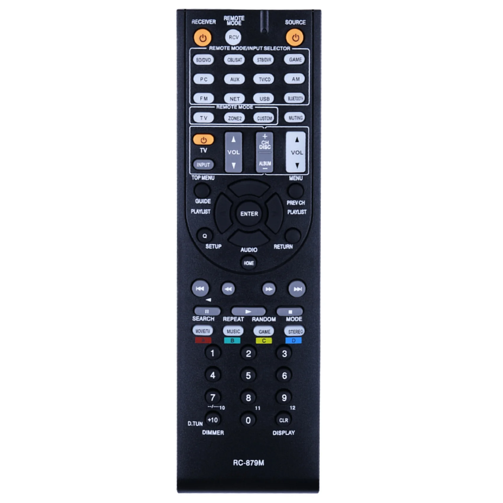 Rc-879M Telecomando Per Onkyo Tx-Nr535 Tx-Sr333 Ht-R393 Ht-S3700 Power Emplifier Ricevitore Av Telecomando