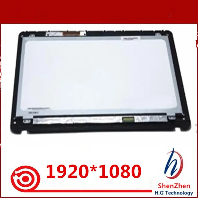 15.6 "Per Sony Vaio Serie Svf152 Svf152C29M Svf152C29L Svf152A29V N156Hge Lb1 Lcd Full Display Touch Screen Del Pannello Di Montaggio + Lunetta