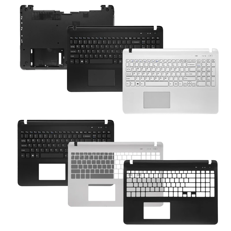 New For Sony Vaio Svf151 Svf152 Svf153 Svf1541 Svf1521K1Eb Svf1521P1R Svf152C29M Svf1521V6E Palmrest Upper Case/Bottom Cover