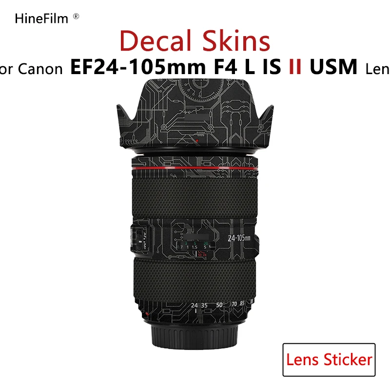 Per Canon Ts-E24 F3.5 Ii Lens Sticker Wrap Cover Skin Per Canon Ts-E 24Mm F/3.5L Ii Lens Decal Ts-E 24Ii Protezione Antigraffio