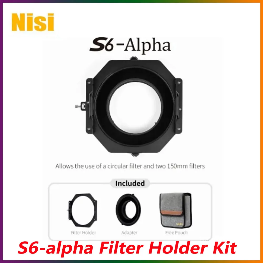 Kit Portafiltro Nisi S6-Alpha Per Sigma 14Mm F1.4 Dg Dn Sony 14Mm F1.8 Gm Nikon 14-24Mm F2.8 Canon Ts-E 17Mm F4 105Mm Obiettivo