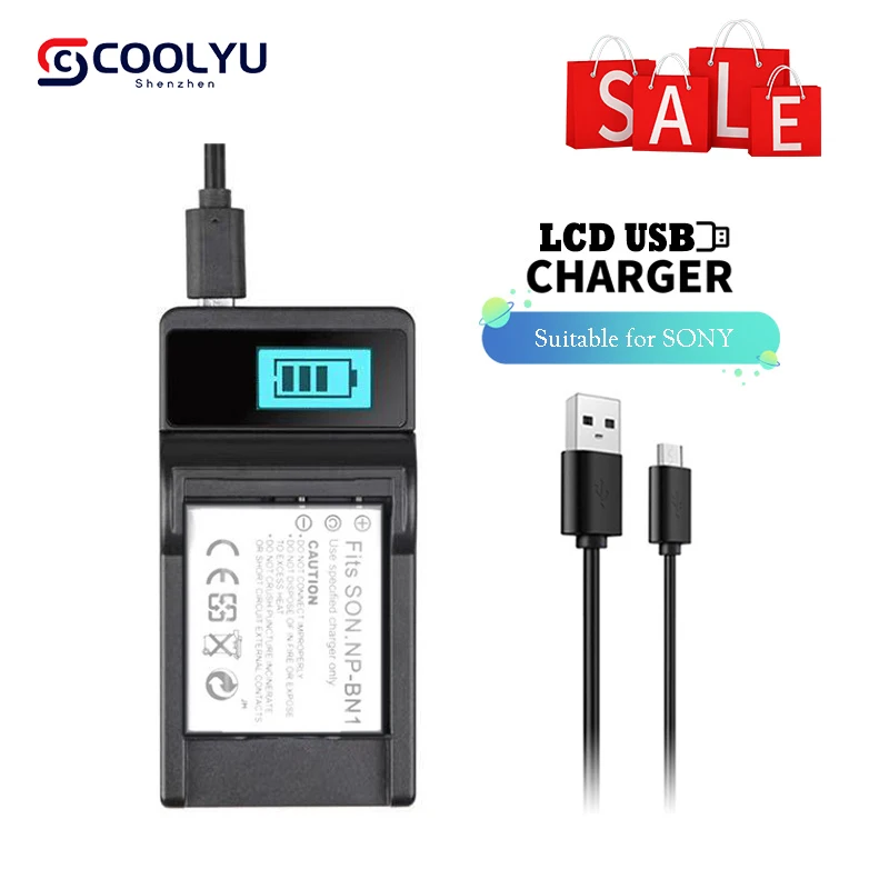Cavo Usb Caricabatteria Lcd Np-Fm50 Per Sony A65 A77 A99 Np-Fm50/Np-Fm70/Np-Fm90/Np-Qm91/Np-Qm91D/Np-Fm500H/Np-Fm51/Np-Fm55H