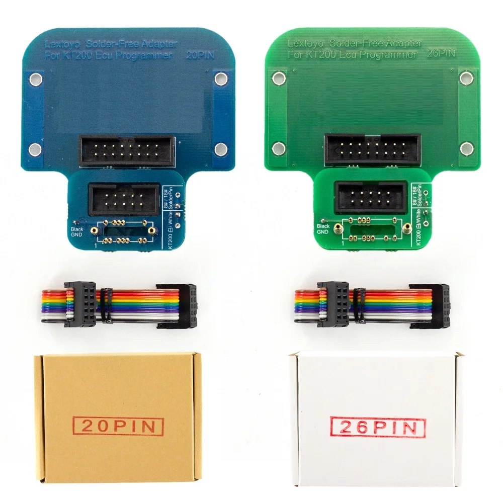 Ecuhelp Kt200 Ecu Programmer Tool Bdm Jtag Adattatore Senza Saldatura 26/20Pin Per Toyota Per Lexus Per Ktag Per Kess V3 Per Dimsport