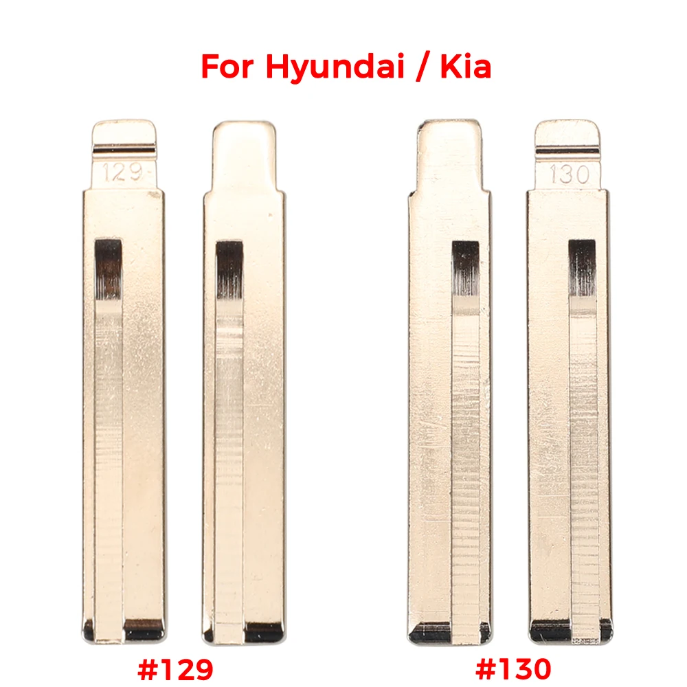Jingyuqin Flip Telecomandi Pieghevoli Lama Chiave Auto Per Hyundai Fit Kia #129 #130 Lama Vuota Non Tagliata Intelligente