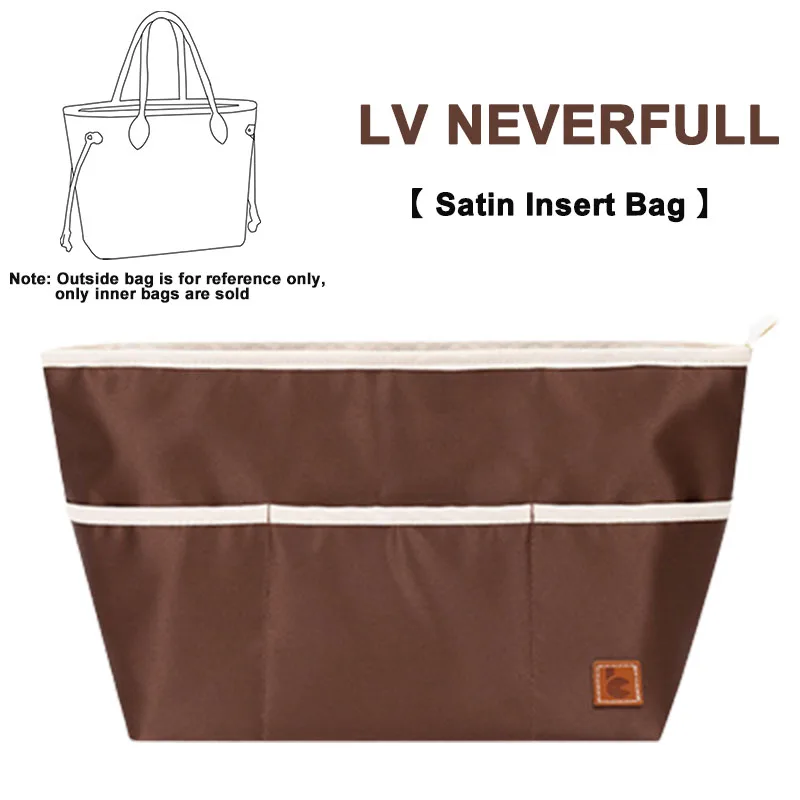 Evertoner Nylon Insert Bag Organizer Per Lv-Neverfull Tote Bag Borse Per Il Trucco Da Donna Borsa Interna