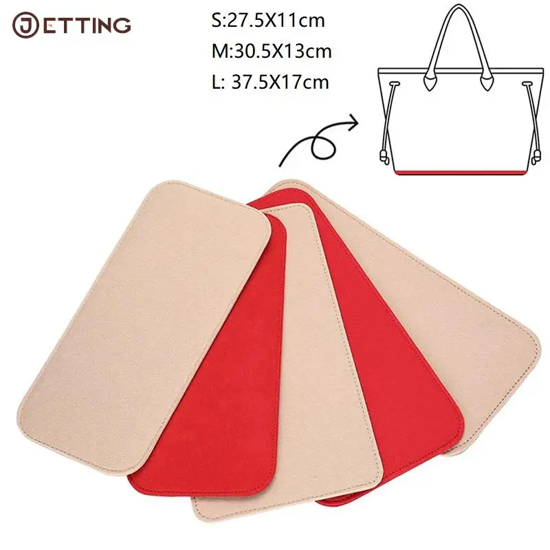 1 Pz Feltro Base Shaper Perfetto Per Lv Neverfull Hangdbag Bag Supporto Inferiore Addensare 3 Dimensioni