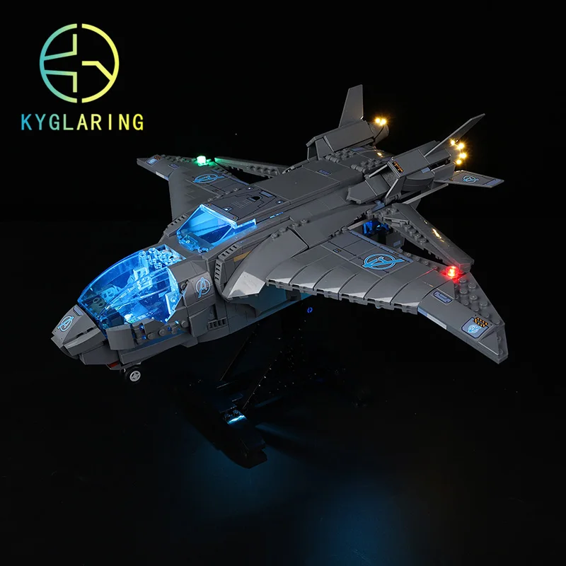 Kit Luci Led Kyglaring Per Modello Di Blocco Quinjet 76248 (Non Inclusi)