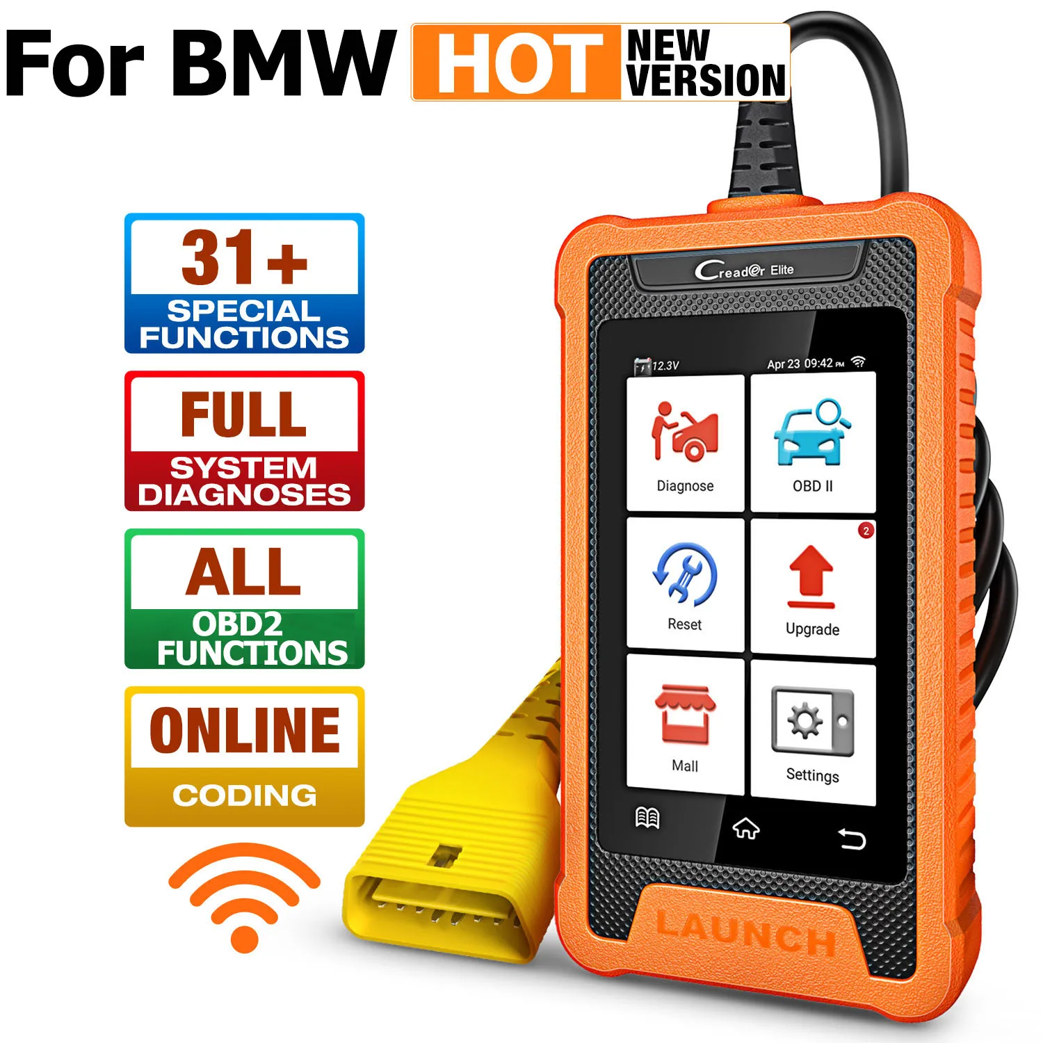 Avvia X431 Elite Special Car Scanner 31 + Ripristina Auto Full Obd2 Diagnostic Scan Tool Test Attivo Codifica Ecu Aggiornamento Gratuito Per Bmw