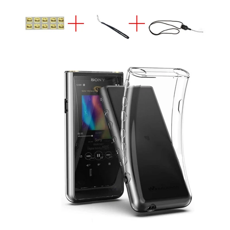 Custodia Morbida In Tpu Trasparente Per Sony Walkman Nw Zx500 Zx505 Zx507