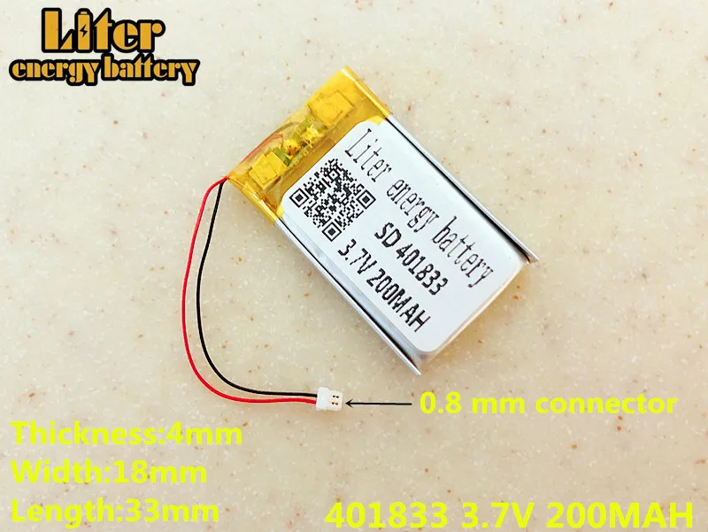 Sostituzione 3.7 V 200 Mah Li-Polymer Li-Ion Batteria Per Sony Mp3 Nw-E002 Nw-E003 Nw-E005 Spina Originale 401833