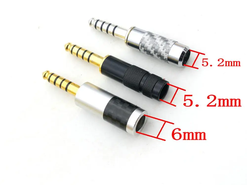 10Pcs 4.4Mm 5 Poli Spina Cuffia Auricolare Spina Fai Da Te Per Sony Ta-Zh1Es Adattatore Nw-Wm1A Di Nw-Wm1Z