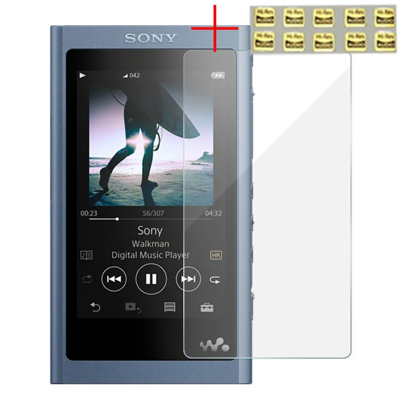 Pellicola Proteggi Schermo In Vetro Temperato Per Sony Walkman Nw-A55 A55 A50 A56 A57 A56Hn A57Hn