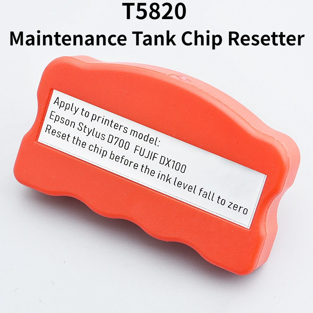 T5820 Resetter Del Chip Del Serbatoio Di Manutenzione Per Fuji Dx100 Fujifilm Dx100 Per Epson Surelab Sl-D700 D700 Ripristino Del Chip Del Serbatoio D