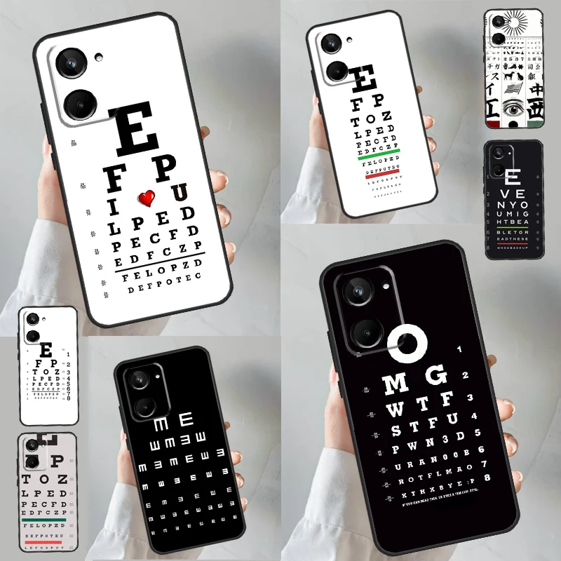 Vision Test Chart Per Realme C55 C35 C33 C31 C30 C25 C21Y C15 C11 Gt Neo 5 3 2 2T 3T 8 9 10 11 Pro Plus Case