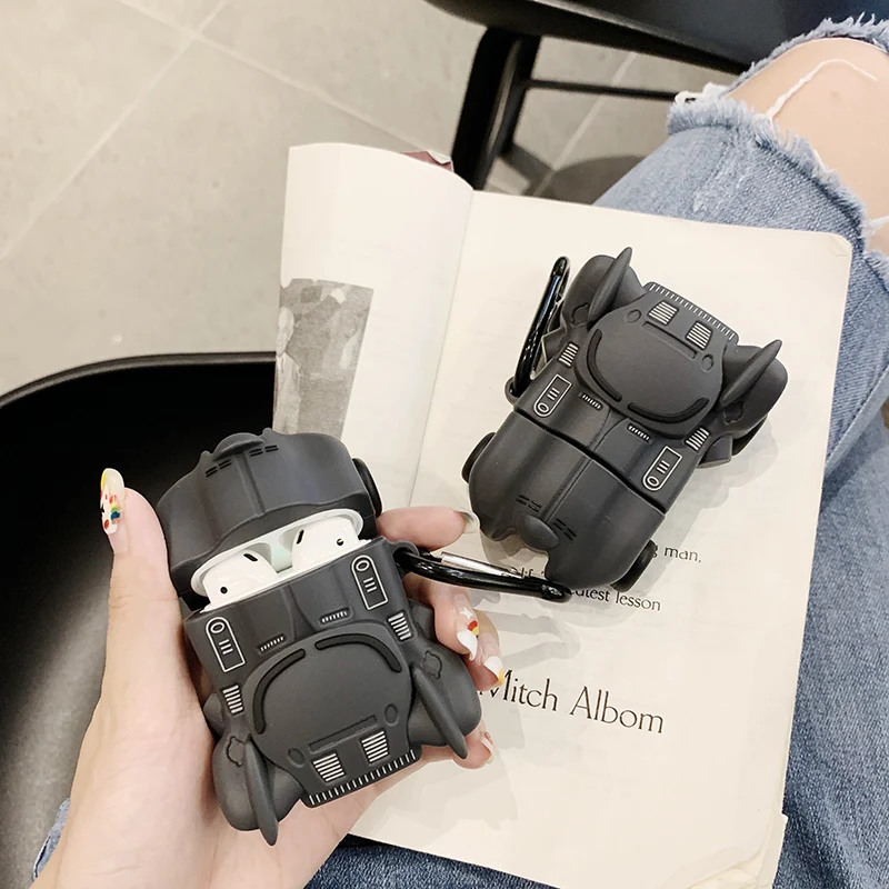 Creative Batmobile Airpods 2 1 Custodia In Gel Di Silice Per Airpods Pro Apple Custodia Per Auricolari Bluetooth Wireless Ins-Music Of The Tide