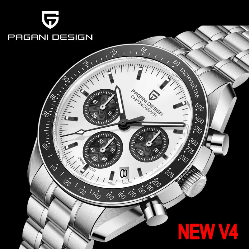 2023 Orologi Da Uomo Pagani Design Top Luxury Quartz Watch Business Waterproof 100M Speed Chronograph Orologio Da Polso Con Specchio Zaffiro
