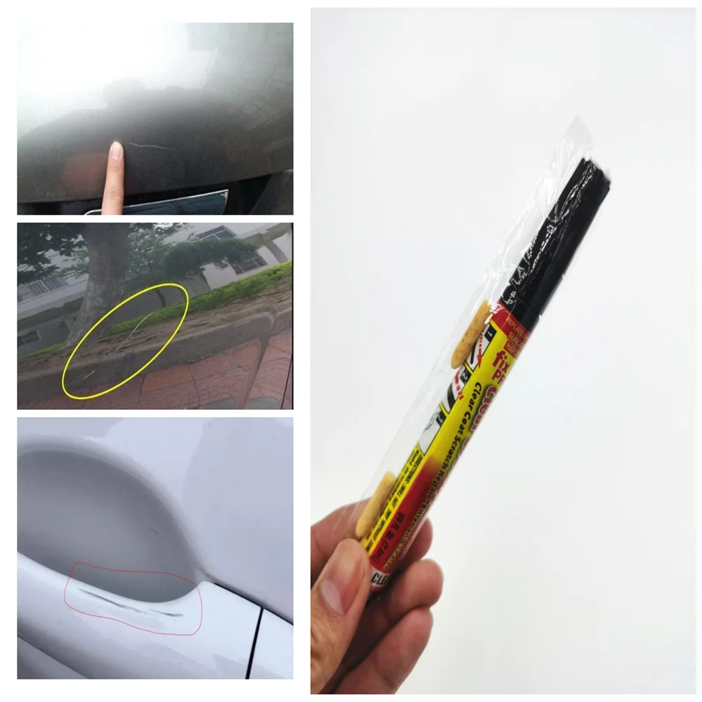 Car Fix It Clear Scratch Repair Remover Pen Per Renault Koleos Clio Scenic Megane Duster Sandero Captur Logan