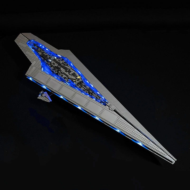 Kit Luce Led Per Lego 10221 Super Star Destroyer Building Blocks Giocattolo In Mattoni (Solo Luce A Led, Senza Modello Di Blocchi)