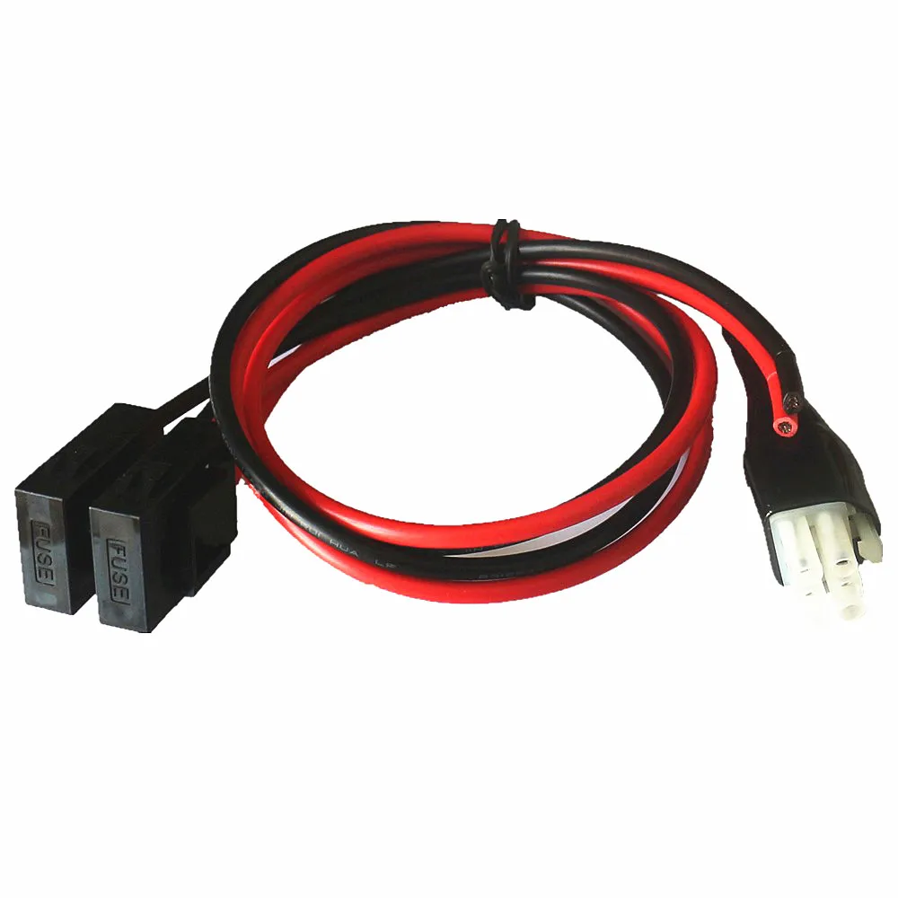 30A Fusibile Cavo Di Alimentazione A Onde Corte Per Kenwood Icom Radio Ic-78 Ic-706 Ic-718 Ic-746 Ic-756 Ts-570 Ts-2000 Alinco 6 Pin