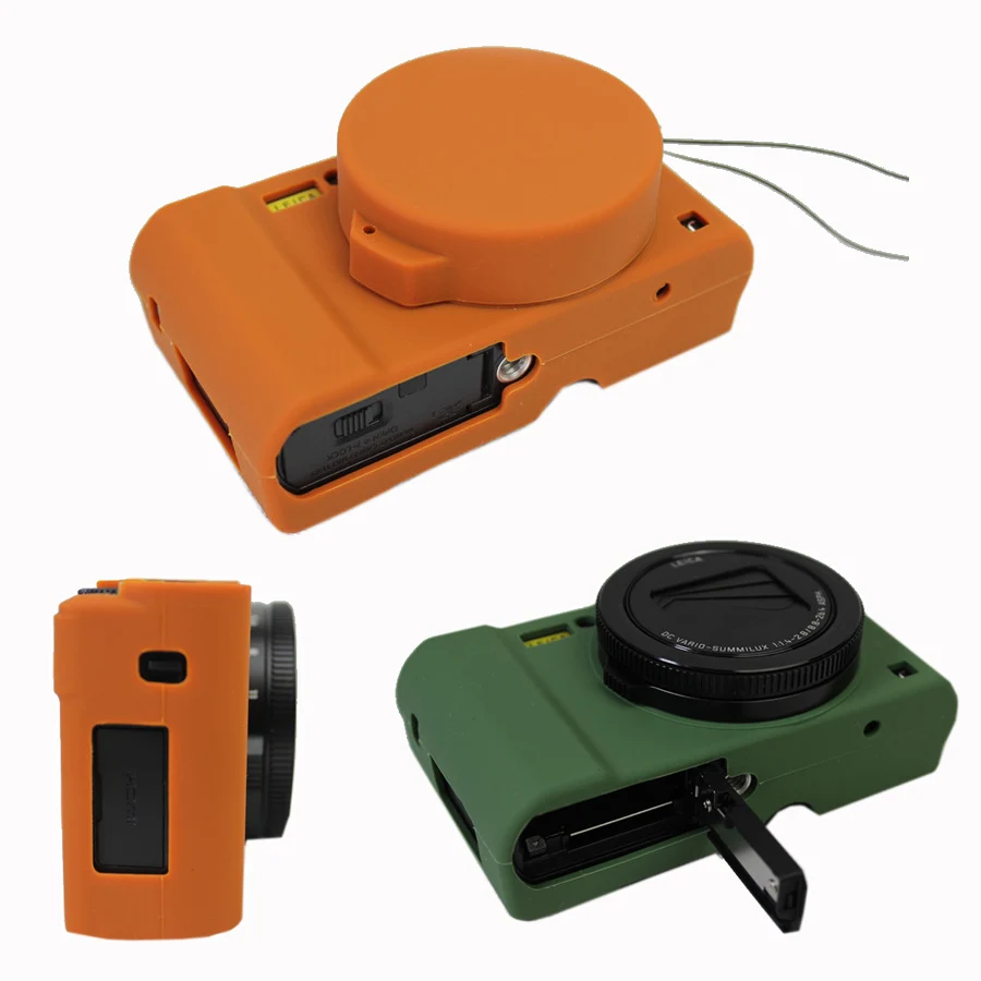 Nizza Molle Della Gomma Di Silicone Cassa Della Macchina Fotografica Per Panasonic Lx10 Lx15 Lx9 Dmc-Lx15 Sacchetto Della Macchina Fotografica Della C