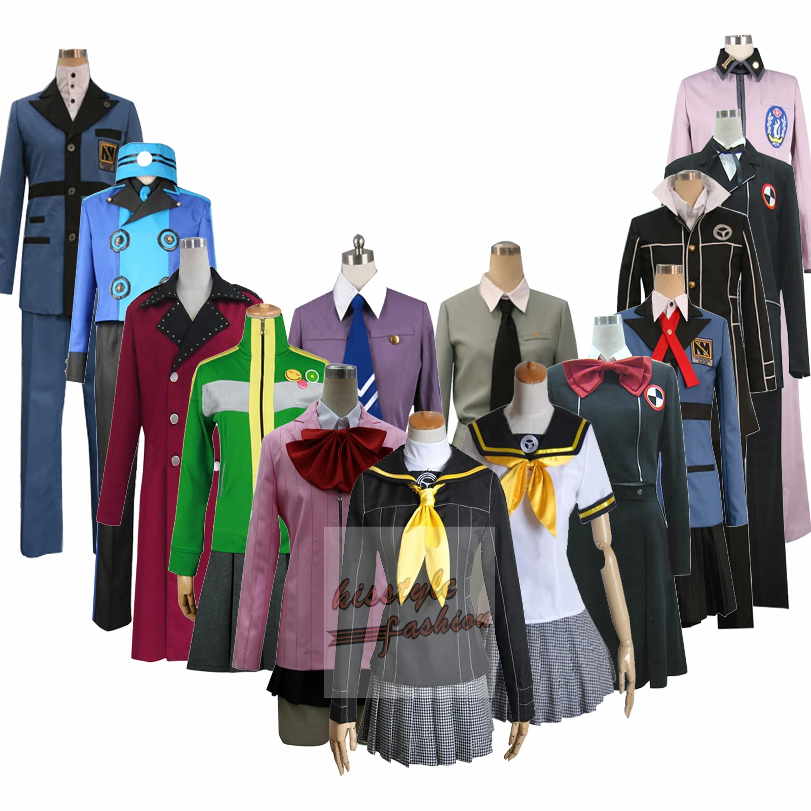 Shin Megami Tensei: Persona 3 4 5 Yukari Grabba Shinjiro Portabaki Tensei Elizabeth Gekkoukan Costume Cosplay, Accettato Su Misura