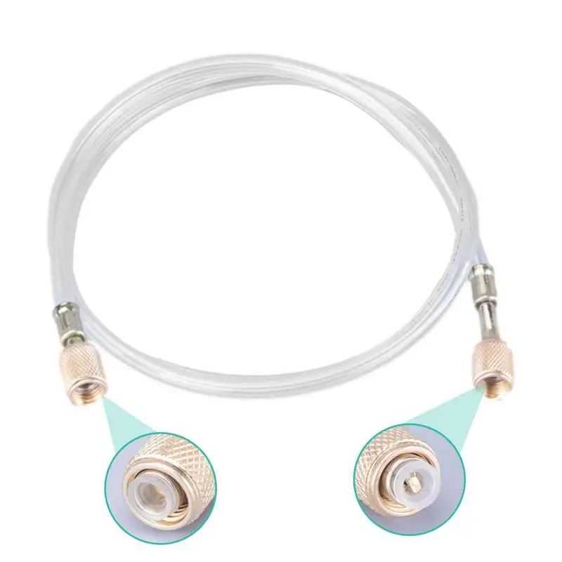 Tubo Fluorurato Trasparente Filettatura 1/4Sae Per R410 R134 R22 1.2M Aria Condizionata Per Auto R134 Tubo Hvac 600-3000 Psi Refrigerazione