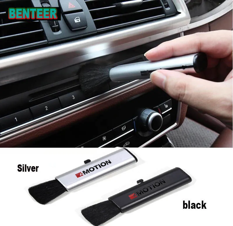 4Motion Car Cleaning Brush Sticker Per Volkswagen Tiguan K2 4X4 Passat Golf Polo T-Roc Magotan Caddy