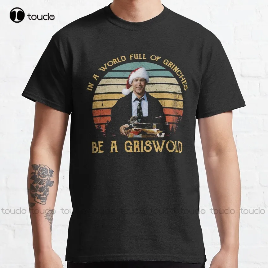 In Un Mondo Pieno Di Grinch Be A Griswold Vintage Christmas National Lampoons Vacanze Natalizie T-Shirt Classica Di 003 Griswold