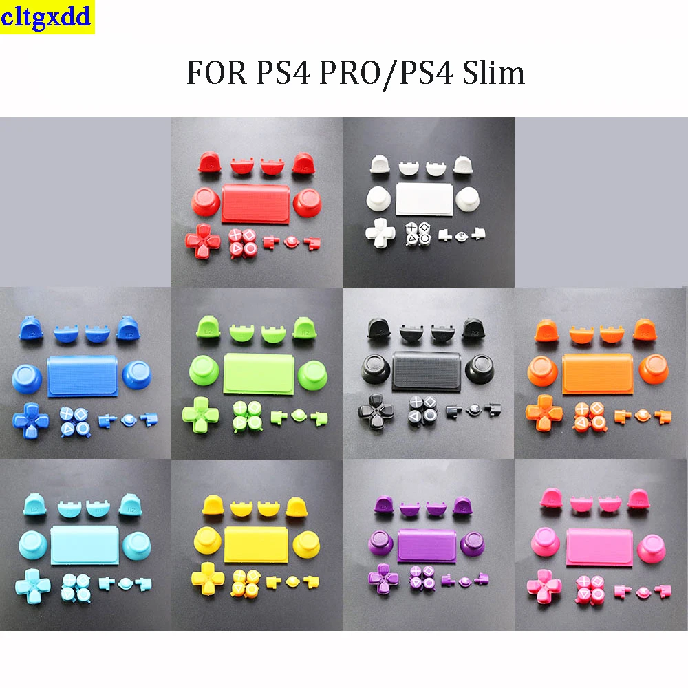 1 Set Per Ps4 Pro/Ps4 Slim Limited Edition Pulsante Touchpad Trigger Dpad L1 R1 L2 R2 Chiave Di Direzione Pulsante Abxy Jds-040 Controller