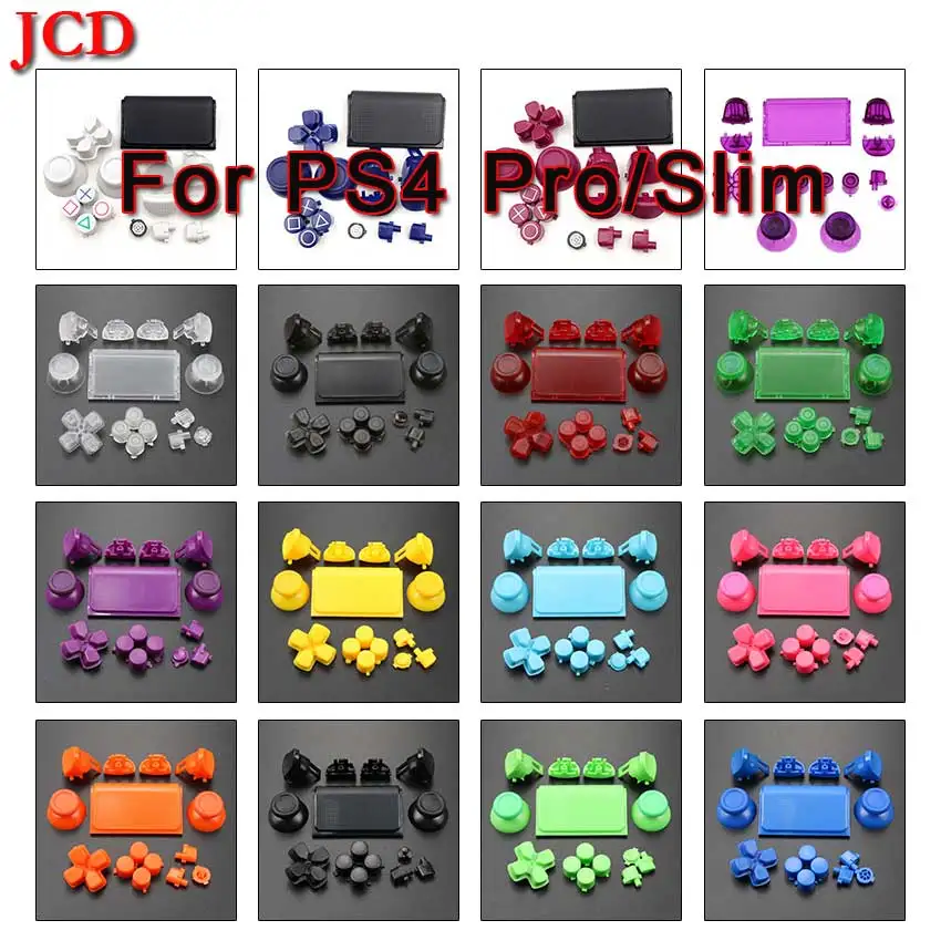 Jcd Limited Edition Pulsanti Touchpad Trigger Dpad L1 R1 L2 R2 Tasto Di Direzione Pulsanti Abxy Per Controller Ps4 Pro Slim Jds-040