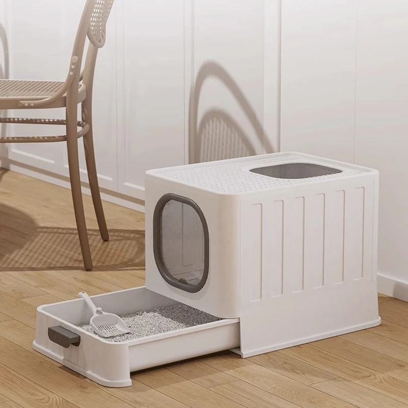 Gabbie Sandbox Cat Padelle Raschietto Viaggio Pala Colino Cat Padelle Enclosure Modern Arenero Para El Gato Kitten Accessories