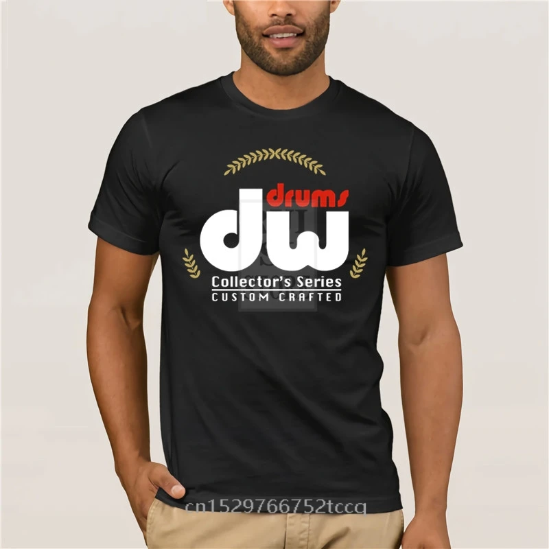 Maglietta Da Uomo Estiva Dw Drums Collector S Series Custom Crafted Black Character Spring Funny Top T-Shirt Da Uomo