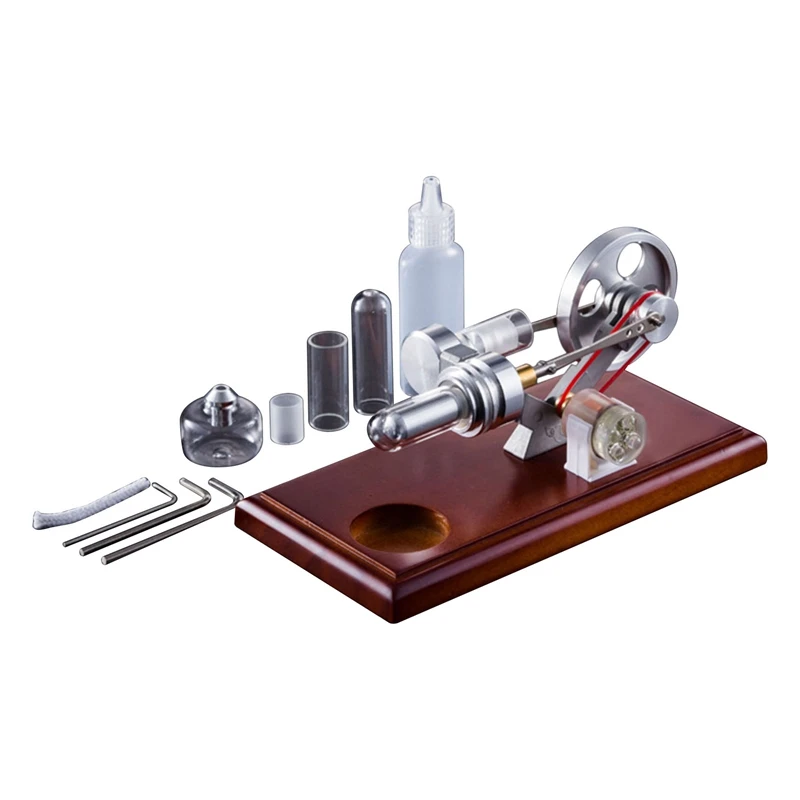 Stirling Engine Motor Model Educational Physical Steam Power Kit Esperimento Fisico Giocattolo Regalo Regalo Per Bambini
