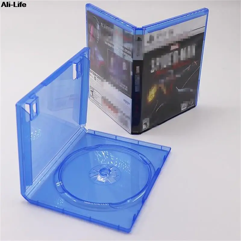 1Pc Cd Dvd Discs Storage Box Cover Cd Game Case Scatola Protettiva Compatibile Per Ps5 / Ps4 Game Disk Holder Disk Case