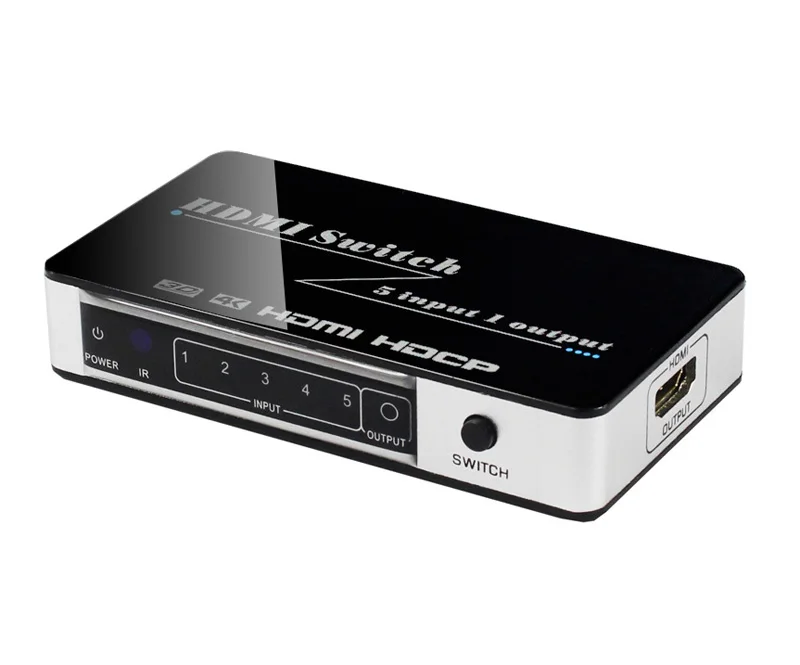 Switch Hdmi 4K 30Hz A 5 Porte 5X1 5 Input 1 Out Switcher Hdmi Scatola Convertitore Video Per Ps3 Ps4 Ps5 Xbox Dvd Laptop Pc To Tv Monitor