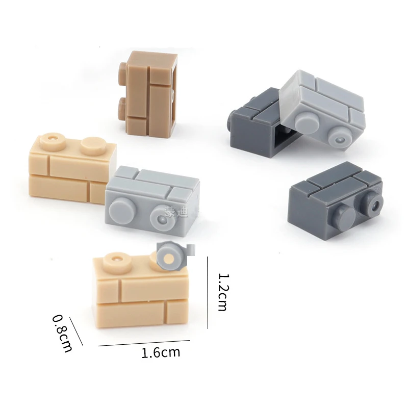 600Pcs Building Blocks The Wall Bricks 1X2 1X3 1X4 Compatibile Con City Building 15533 98283 Blocks Castle Diy