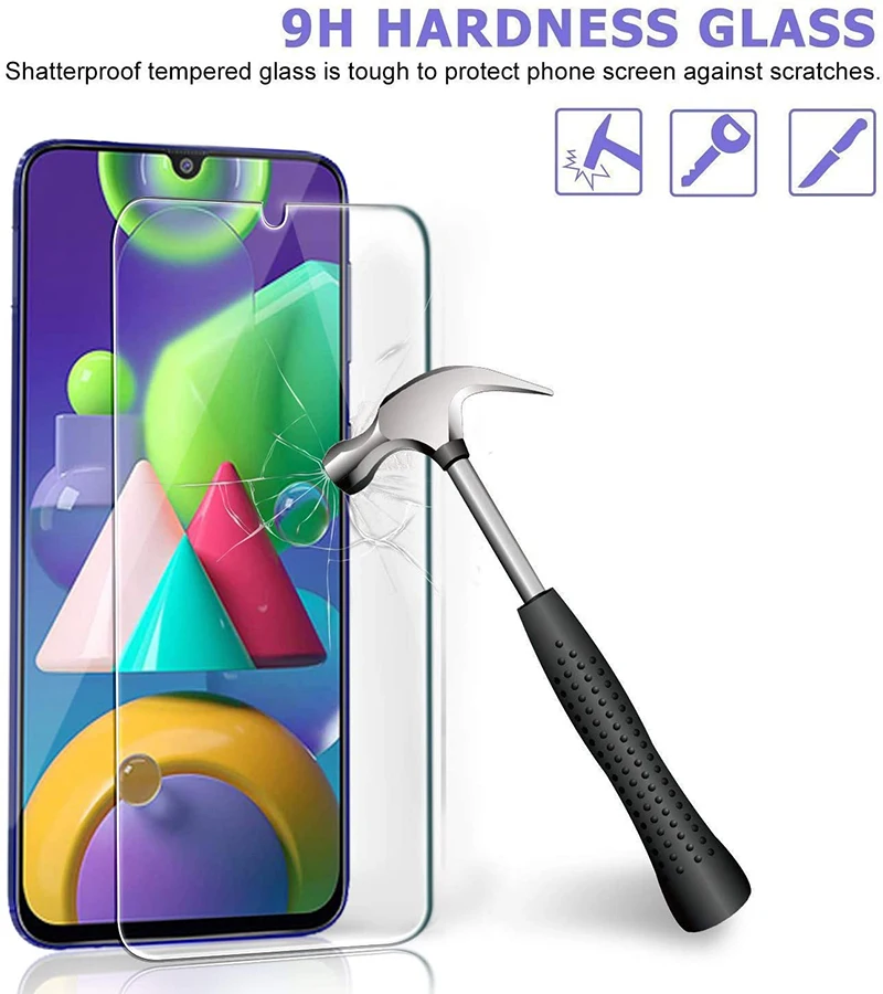 Vetro Temperato Per Samsung Galaxy M51 Pellicola Salvaschermo Per Samsung M51 M31S M21 M11 Vetro Per Samsung M51 Vetro