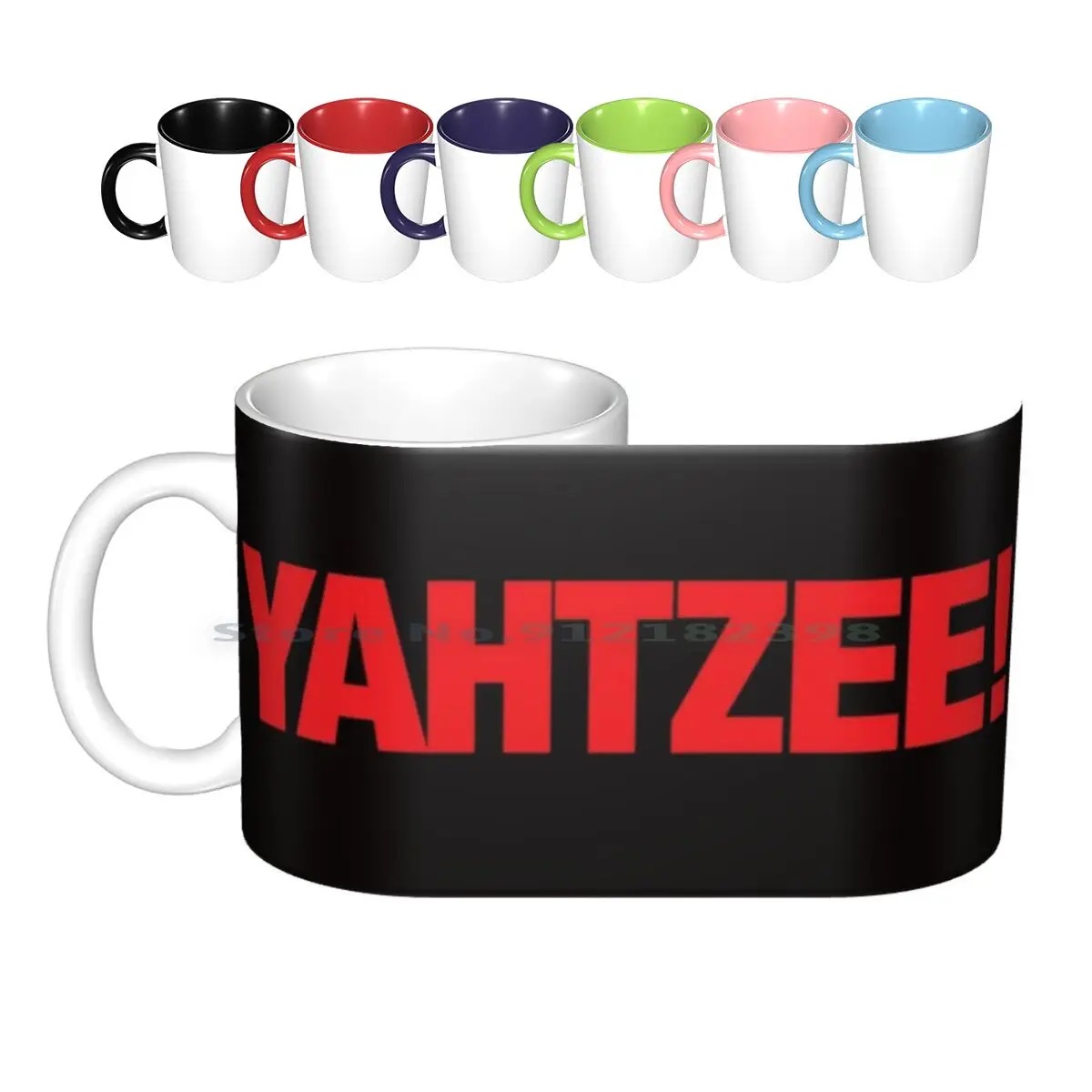 La Visita-Yahtzee! Tazze In Ceramica Tazze Da Caffè Tazza Da Tè Al Latte La Visita Yahtzee Film Citazioni Di Film Horror Halloween M Night