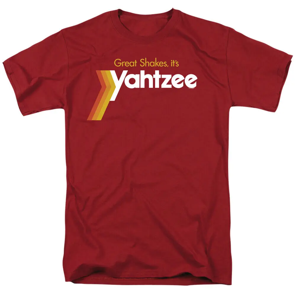Yahtzee T-Shirt Great Shakes Cardinal Tee Maniche Lunghe O Corte