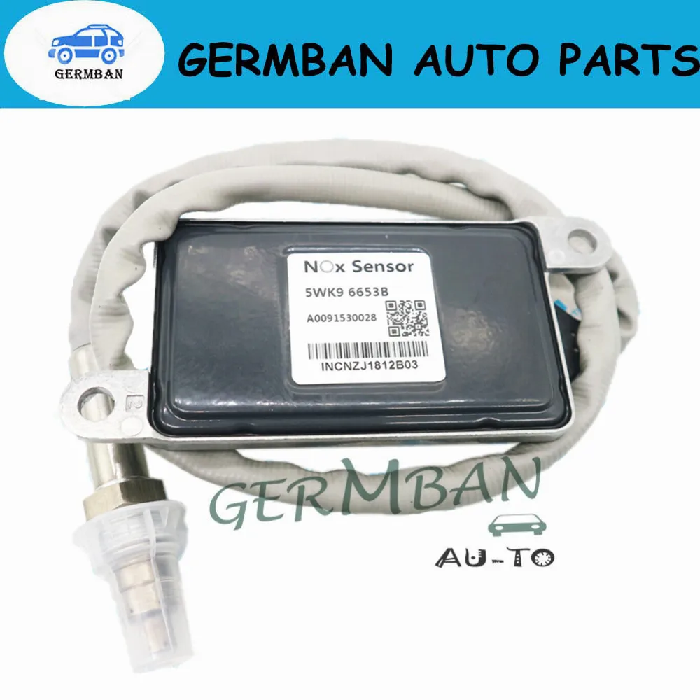 100% Nuovo Oxide Oxide Ossido Di Azoto Sensore Nox Originale 5Wk9 6653B 5Wk96653B Per Mercedes Benz 24V 59Mm