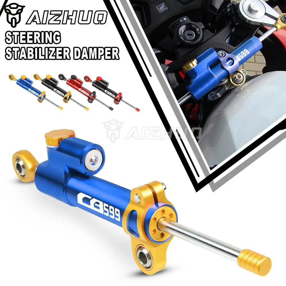 Cb599 Hornet Motorcycle Steering Stabilizer Damper For Honda Cb599 Hornet 1998-2013 Cb 599 2012 2011 2010 2006 2007 2008 2009