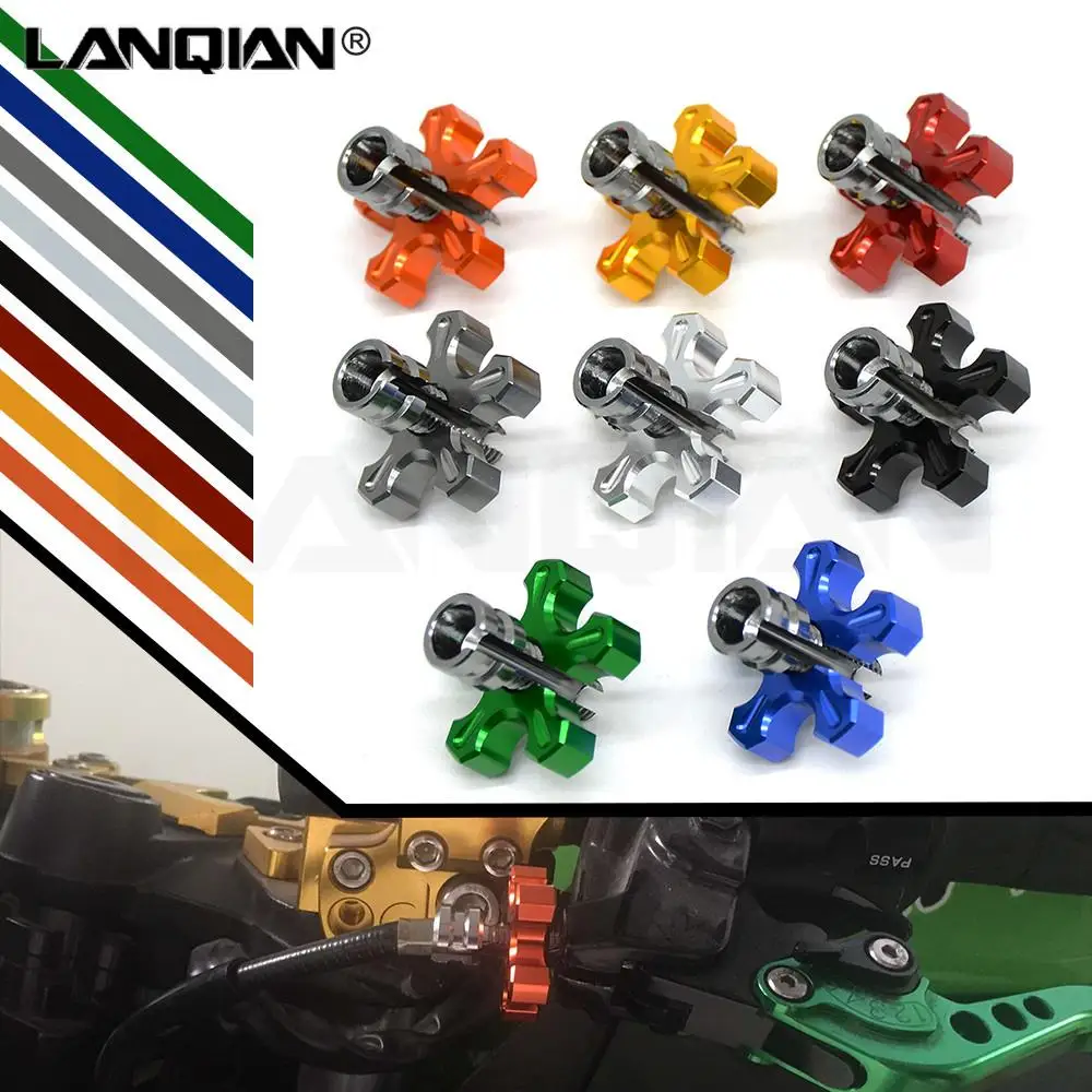 Per Honda Hornet 600 700 900 Nc700X Abs Vtr 1000 Sp-1 Sp-2 M8/M10 Universale Del Motociclo Di Cnc Frizione In Alluminio Filo Del Cavo Di Regolazione