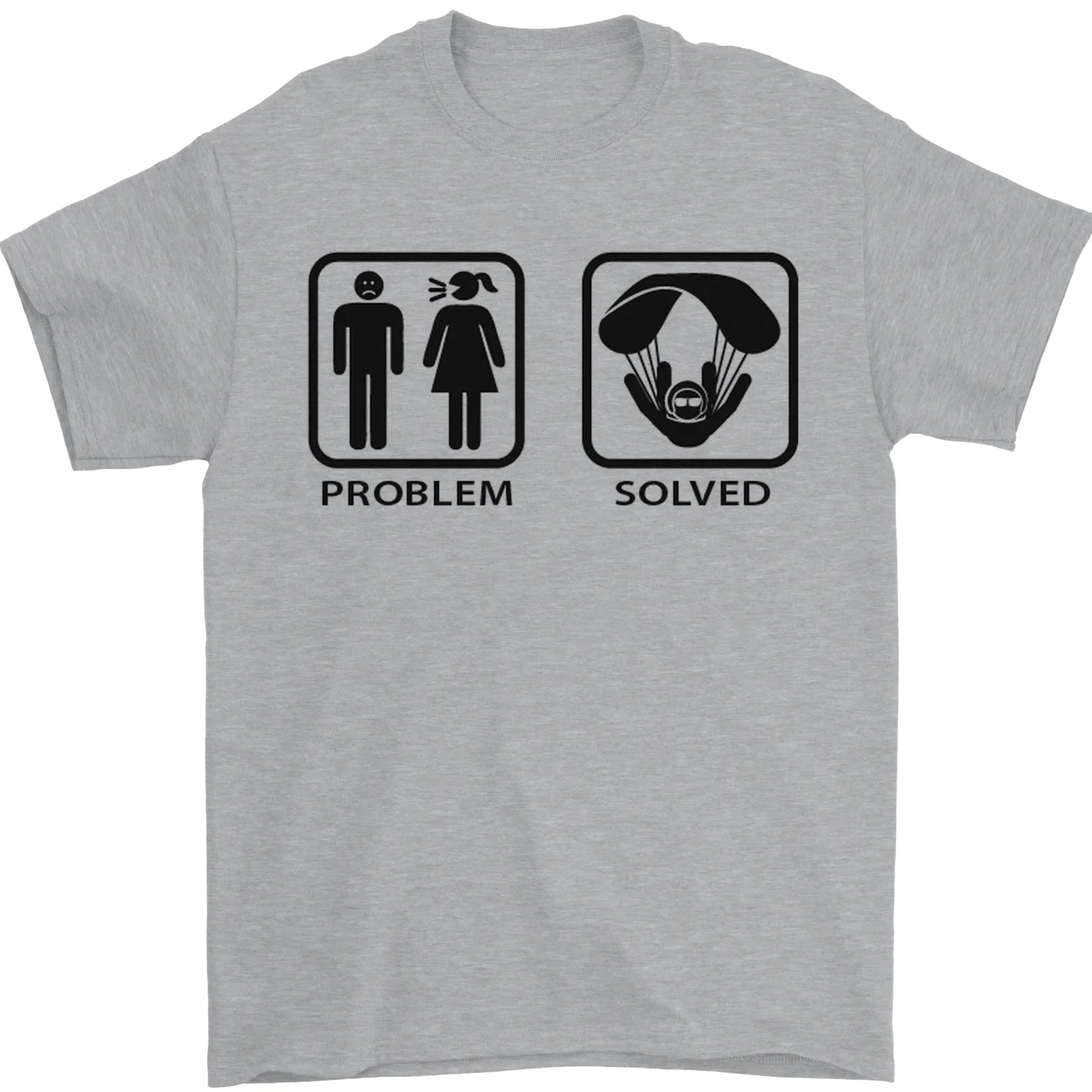 \ "Problema Risolto \" \ "Skydive Free Fall Pippo 100% Cotone T-Shirt \"