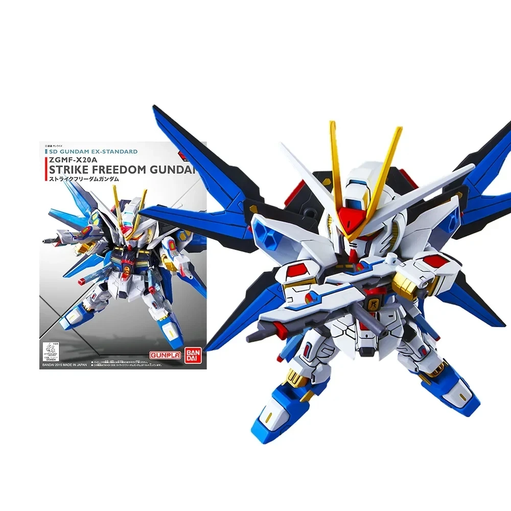 Bandai Original Sd Gundam Ex Standard Strike Freedom Gundam Gundam Model Kit Assembly/Assembly Premium Collection